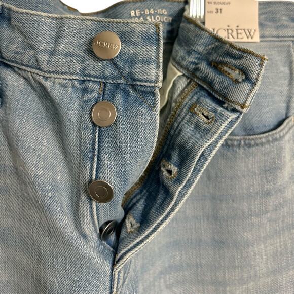 J. Crew '84 Slouchy Jean Women's 31 Mid-Rise Anchor Pocket Rigid RE-84-IDG NEW - Picture 4 of 10